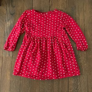 Toddler Dress with hearts